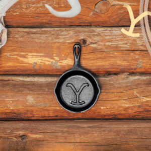 Yellowstone® 5 Inch Seasoned Cast Iron Power Y Mini Skillet