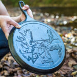 Wildlife Series® 10.5 Inch Cast Iron Moose Griddle®